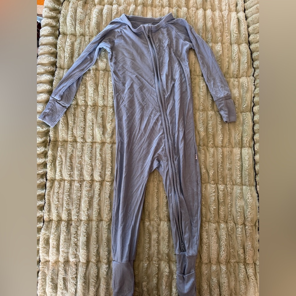 Little Sleepies Gray Baby Pajama